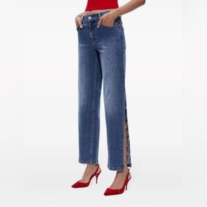Alice and Olivia Gayle Embellished Jeans